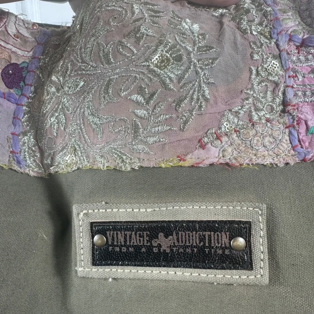Vintage Addiction Boho Patchwork Shoulder Bag 100% Cotton Handmade‎ India